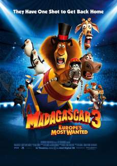 Madagascar 3 2012 Dual Audio Hindi 480p 300MB Filmy4WEB